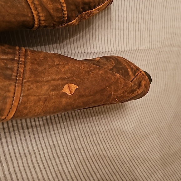 Heavy Leather Bomber Flight Jacket with Actual Relevant Patches sewn in. - Picture 3 of 16